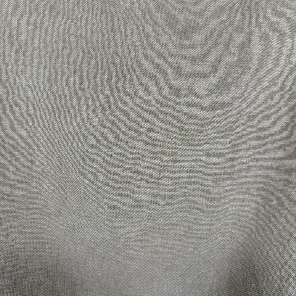 Womens NWT Linen Blend Crop Top Blouse Tan Natural XXL Minimalist Cleangirl Norm - Picture 6 of 9